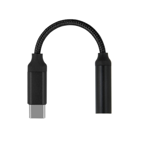 Adapter REVERSE Type C/Jack 3.5mm czarny BAG