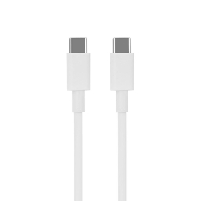 REVERSE Type C/Type C Cable 30cm, 3A, 60W white BAG