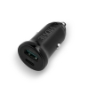 Car charger VIDVIE CC532C 30W 1xUSB+1xType-C black