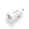 Car charger VIDVIE CC532C 30W 1xUSB+1xType-C white