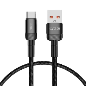 TECH-PROTECT ULTRABOOST EVO TYPE-C KABEL 100W/5A 25CM SCHWARZ