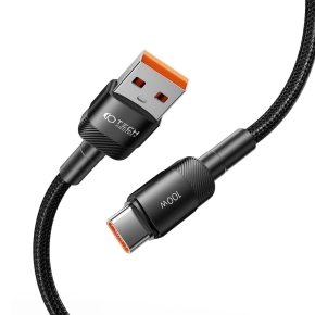TECH-PROTECT ULTRABOOST EVO TYPE-C KABEL 100W/5A 25CM SCHWARZ