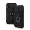 Case SLIDE RING for iPh 15 PRO black