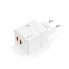 Travel Charger REVERSE U63 GaN PD 35W 2xType-C white