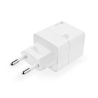 Ładowarka sieciowa REVERSE U63 2xType C 35W, GaN, Power Delivery biały