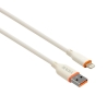 Kabel VIDVIE CB4028 USB/iPhone 3A, 1.2m beżowy
