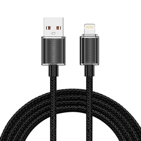 Kabel VIDVIE CB4024 USB/iPhone 3A, 1.2m schwarz