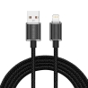 Cable VIDVIE CB4024 USB/iPhone 3A 1.2m black