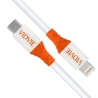 Cable VIDVIE CB4014 Type-C/iPhone 3A 1m white
