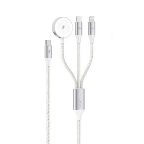 Cable VIDVIE CB4026  3in1 100W 1.2m white