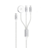 Kabel VIDVIE CB4026 Type-C/Type-C + iPhone + iWatch kabelloses Laden 100W, 1,2m weiß