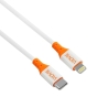 Cable VIDVIE CB4014 Type-C/iPhone 3A 1m white
