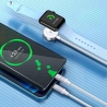 Kabel VIDVIE CB4026 Type-C/Type-C + iPhone + iWatch kabelloses Laden 100W, 1,2m weiß