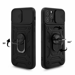 SLIDE RING Case for Samsung M34 5G Black