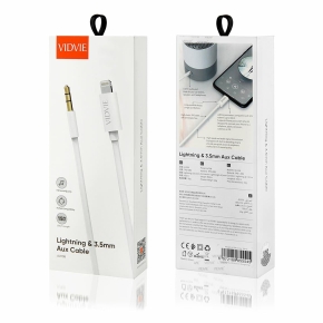 kabel vidvie al1108 auxiph 1 5m bialy