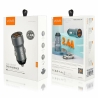 Car charger VIDVIE CC526 2xUSB+Type-C cable 2.4A gray