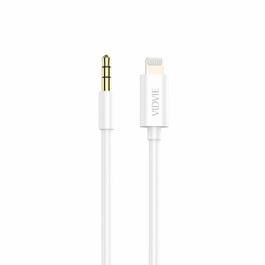 VIDVIE AL1108 Cable Jack 3.5mm/iPhone 1.5m white