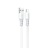 Kabel VIDVIE CB4020 USB/iPhone 3A, 1.2m biały