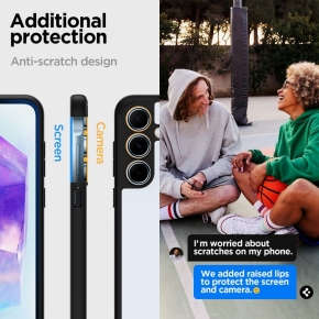 SPIGEN ULTRA HYBRID GALAXY A55 5G MATTE BLACK