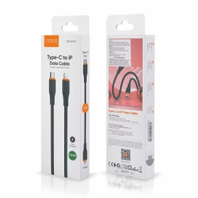 Kabel VIDVIE CB4031 Type C/iPhone 30W, 1m czarny
