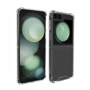 ANTI SHOCK Hülle für Samsung Z Flip 4 feines Loch transparent
