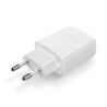 Travel charger VIDVIE PLE245 2.4A 2xUSB+cable USB/ iPhone white