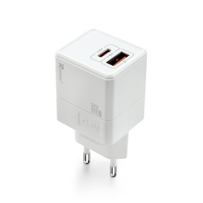 Netzteil REVERSE U63 1xUSB + 1xType C 35W, GaN, Power Delivery weiß