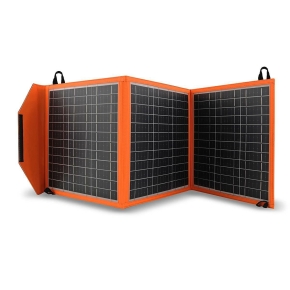Solar Panel A06 30W, 2xUSB black-orange