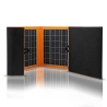 Solarpanel A05 20W, 2xUSB schwarz-orange