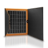 Solarpanel A04 15W, 1xUSB schwarz-orange
