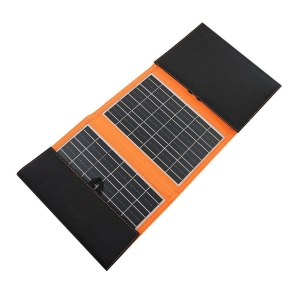 Solarpanel A05 20W, 2xUSB schwarz-orange