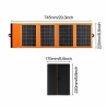 Solarpanel A05 20W, 2xUSB schwarz-orange