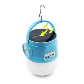 Solarleuchte 30W blau