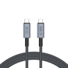 TECH-PROTECT ULTRABOOST MAX USB 4.0 8K 40GBPS TYPE-C CABLE PD 240W 200CM GREY