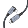 TECH-PROTECT ULTRABOOST MAX ”L” USB 4.0 8K 40GBPS TYPE-C CABLE PD 240W 150CM GREY