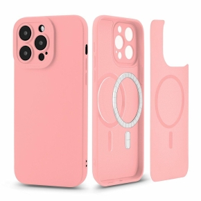 SOFTY MAGSAFE HÜLLE für Apple iPhone 14 rosa