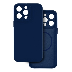 Etui SOFTY MAGSAFE für Apple iPhone 14+ marineblau