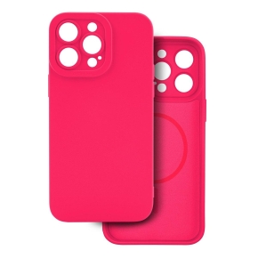Etui SOFTY MAGSAFE für Apple iPhone 15 PRO fuchsia