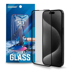 Szkło hartowane 5D do Samsung A52/A52 5G/A53 Full Glue czarny KOPERTA