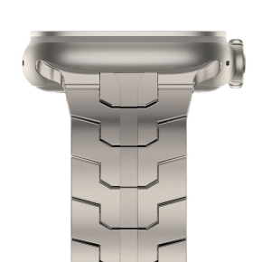 TECH-PROTECT STAINLESS LINE APPLE WATCH 4 / 5 / 6 / 7 / 8 / 9 / SE / ULTRA 1 / 2 (42 / 44 / 45 / 49 MM) TITANIUM