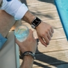 TECH-PROTECT STAINLESS LINE APPLE WATCH 8 / 9 / 10 / 11 / SE / ULTRA (44 / 45 / 46 / 49 MM) TITANIUM/ORANGE