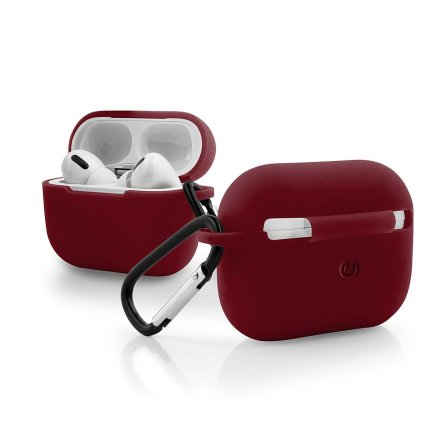 etui do apple airpods pro burgund