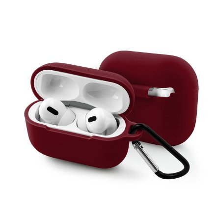 etui do apple airpods pro burgund