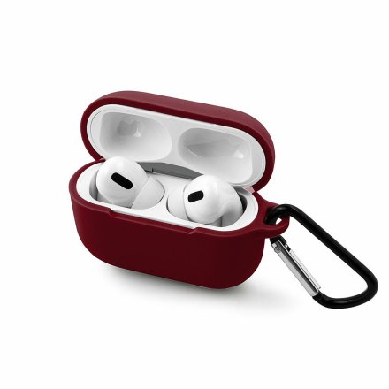 etui do apple airpods pro burgund