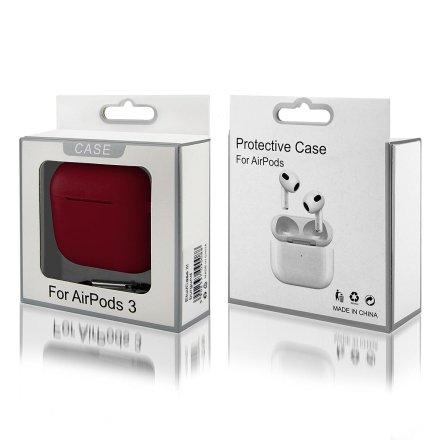 etui do apple airpods iii burgund