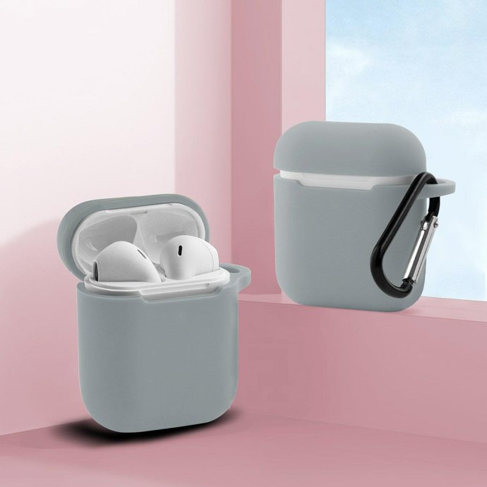 etui do apple airpods i ii szary