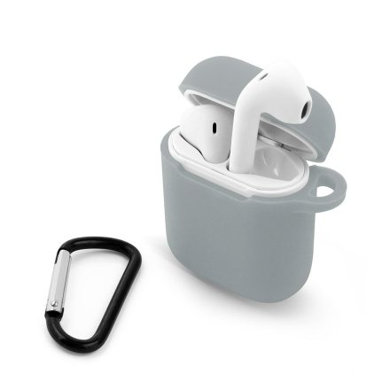 etui do apple airpods i ii szary