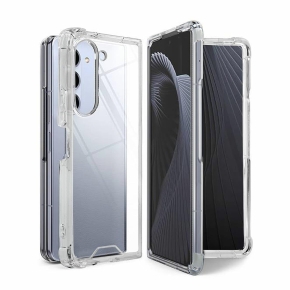 ANTI SHOCK Hülle für Samsung Z FOLD 5 feines Loch transparent
