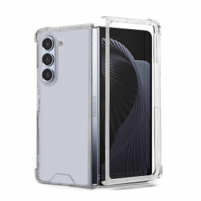 ANTI SHOCK Hülle für Samsung Z FOLD 5 feines Loch transparent