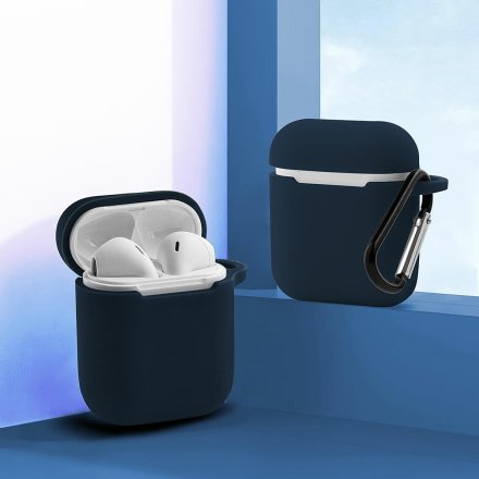 etui do apple airpods i ii granat